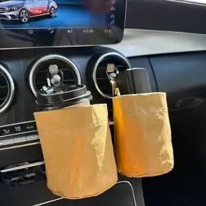 Rins Feng Creative Многофункциональный вентиляторный стаканчик держатель крафт-бумаги подвесной мешок для хранения на открытом воздухе