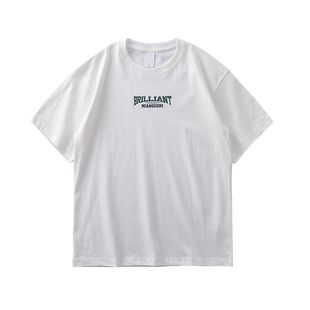 Summer T-shirt Men's Casual Loose Short-sleeved T-shirt Xinjiang Cotton Plus Size Half-sleeved T-shirt Chubby Top Trendy