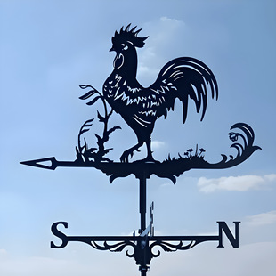 Cross-Border wind vane light luxury outdoor wind vane American roof decoration with Tian yuan crafts decoration