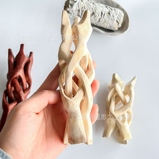 Sage Purification Set Redwood Stand California Sage Sacred Wood Abalone Shell Burning Container Purifies Air