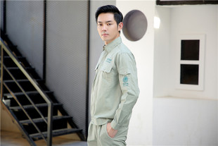 State Grid Work Clothes Suit Men's Long Sleeve Anti-static Pure Cotton Labor Protection Work Clothing Summer Power Construction Workshop Factory Clothing