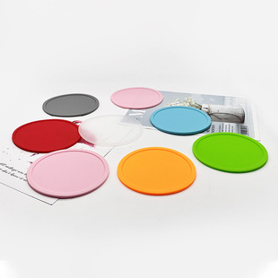 Customized Silicone Coasters Anti-Scalding Insulation Pads Anime Cartoon Household Coasters Anti-Slip Anti-Scalding Advertising Logo Coasters