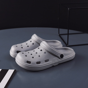 New couple hole shoes soft bottom non-slip hollow sandals garden shoes seaside beach shoes casual slippers
