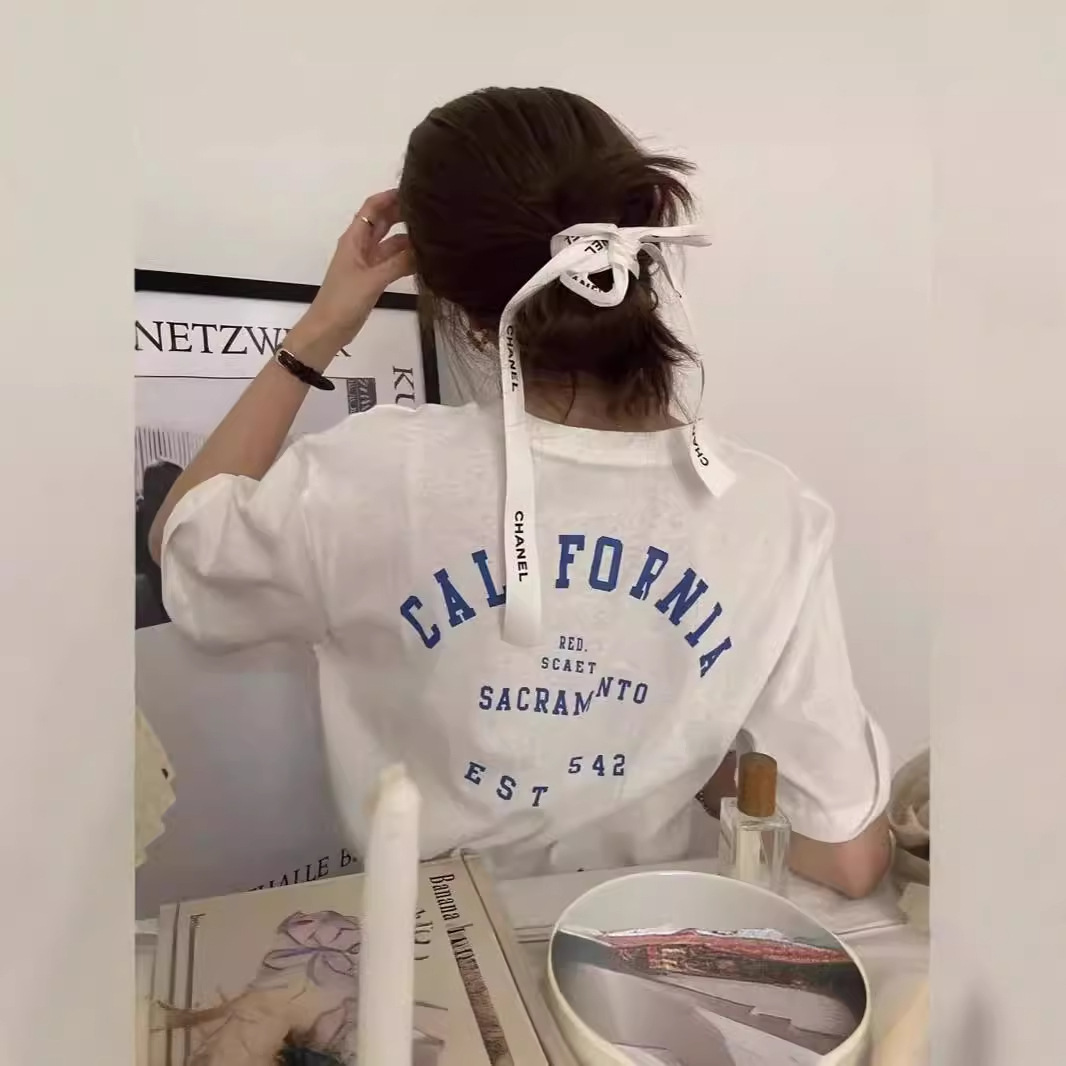 홍콩 스타일 인터넷 인기있는 일본식 반팔 티셔츠 여성 여름 한국 스타일 Ins Harajuku 스타일 세련된 반소매 루즈 오버 사이즈 탑