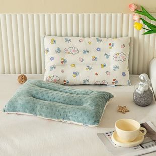 Class A Maternal and Infant Grade Children's Small Pillow Children's Pillow Core Kindergarten Pillow Cartoon Bean Pillow Primary School Student's Neck Pillow