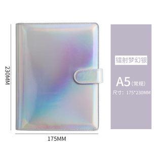 A5 Macaron Girl's Heart Loose-leaf 3 inch 5 inch polaroid small card star tracking storage book magnetic buckle card book factory outlet