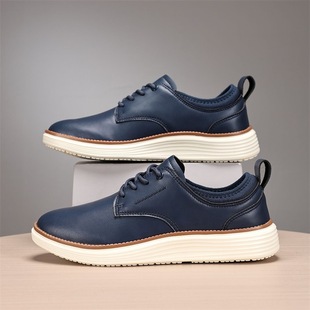 2025 трансграничная кожаная повседневная мужская обувь Оксфорд обувь Casual Dress Shoes Oxford Spot Лето