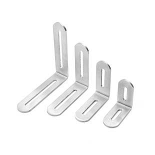 Factory Direct Supply 304 Stainless Steel Angle Code Adjustable L-shaped Laminar Plate Triangle Code Furniture Connection Fixings