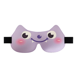 3d Blackout eye mask new cat ear cartoon printed sleep goggles adult children eye mask wholesale custom