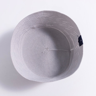 Cross-border Muslim Ethnic Hat Hiren Hat Worship Hat Breathable White Black Solid Color Men's Religious Flat Top Ceremony Hat