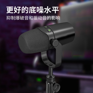 RE7 подкаст динамического микрофона Профессиональный USB-компьютер для записи мобильного телефона в прямом эфире K песенный металлический микрофон для трансграничных продаж
