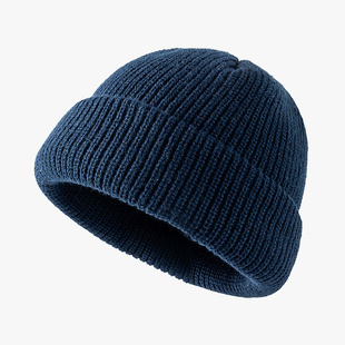 Autumn and Winter Warm Fashion All-match Korean Style Cold Hat Women's Knitted Hat Wool Hat Thickened Extra Large Student Couple's Melon Hat