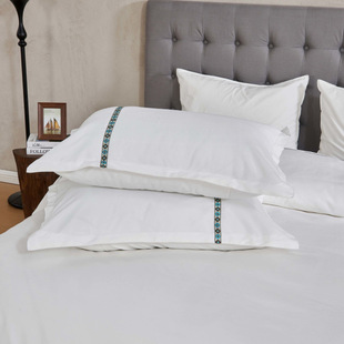 Five-star hotel bedding special pillowcase a pair of homestay single hotel pillowcase
