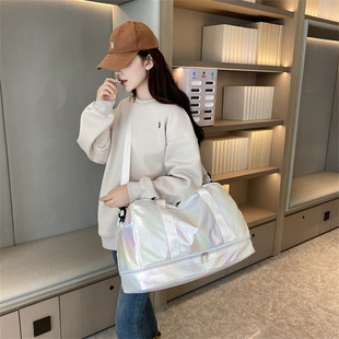 Fashion Sports Fitness Bag Women's 2024 New Yu Large Capacity Simple Crossbody Yoga Bag Portable Travel Bag Wholesale