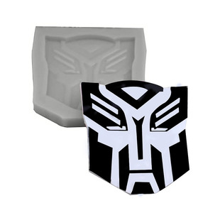 Transformers shape cake decoration food grade silicone mold DIY decoration chocolate baking cookie mold