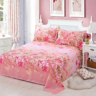 Bed sheets single student dormitory single double bed 1.5 meters 1.8m sanding children cartoon 1.1 meters sheet specials