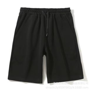 2024 New Solid Color Sports Shorts Boys Summer Outer Wear plus size All-match High-end Couple Casual Pants