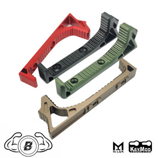 Metal hand blocker Keymod/MLOK system hand blocker MI SLR CNC Big F metal material toy accessories