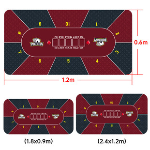 Cross-border special egg table mat Texas playing card non-slip diatom mud mat baccarat special wear-resistant chip mat