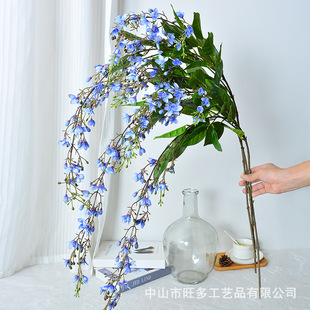 Simulation Long Branch 5 Fork Hanging Silk Jasmine Silk Flower Begonia Single Light Luxury Fake Flower Home Indoor Landscape Flower-arranging Photography
