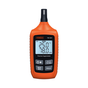 Yuq YW-201 digital display temperature and humidity meter handheld industrial grade temperature and humidity