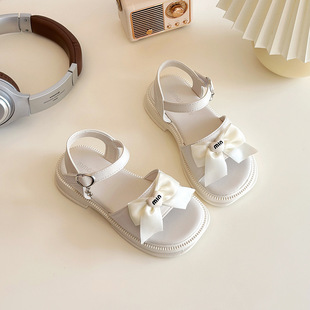 2025 new fashion girls beach shoes children's sandals girls summer soft bottom fashion princess shoes