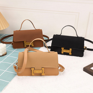 High-grade Texture Portable Small Square Bag 2024 New Trendy Fashion Bag Women's All-match Light Luxury Niche Shoulder Crossbody Bag