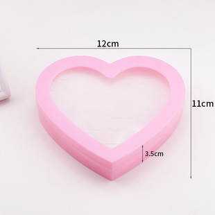 Earrings ring storage box small exquisite earrings box simple jewelry ear clip organizing box portable earrings jewelry box
