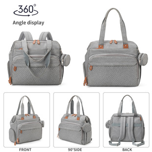 Amazon in stock New Large Capacity Multi-functional Mummy Backpack Insulation Crossbody Three-use Baby Bag