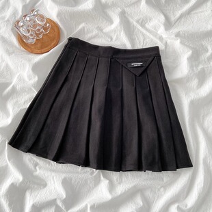 Pleated Skirt for Women 2024 New Autum Design Preppy Style Jk Short Skirt Small A-Line Korean Style Skirt