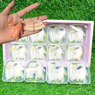 Explosive color-changing roast duck roast meat combination creative light color-changing car pendant decoration school around the stall wholesale