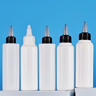 Wholesale Pe Transparent Pigment Dispensing Bottle Glue Ink Packaging Bottle Plastic Oil Filling Bottle Dispensing Squeeze Tip Bottle