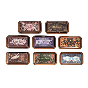 Yan Ji iron box printing table medieval legend series retro exquisite hand account decorative printing 1 box into 8