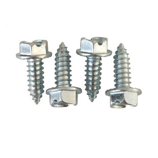 Non-standard Screw Hexagonal Flange One-word Flower Teeth Anti-slip Self-tapping Nail Heat Treatment Environmentally Friendly Color Zinc 48-hour Chassis
