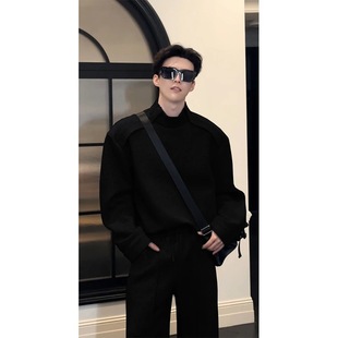 25 Spring New Products, Design Casual Sports Suits, Men's Heavyweight High-End Sweatshirts, Loose Pants, Same Style for Couples
