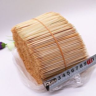 2.5 bold 10cm long fruit stick flat bamboo stick bamboo snack fruit stick fork bamboo stick postage