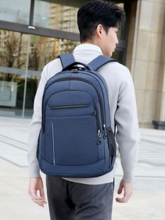 Senior high school College Students Large Capacity Backpack Men's and Women's Travel Backpack Cross-border North American Business Multi-functional Backpack