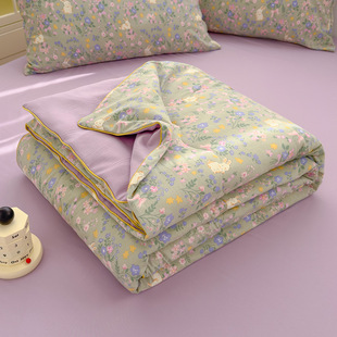 Explosions Class A double-layer yarn soybean quilts summer cool quilts washable summer quilts summer air conditioning quilts summer gifts wholesale generation