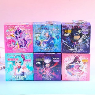 Full set of acrylic magic road ancestor fox demon spy cartoon super explosions rotating stand card variety blind box