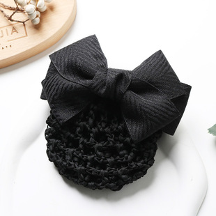 Professional headdress Flower hairpin hair clip cotton band Bow bank headdress nurse hair accessories mobile stewardess with hair net