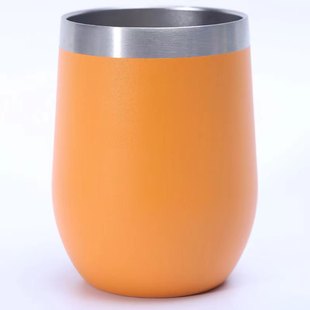 Cross-border source factory stainless steel thermos cup eggshell cup red wine cup belly Cup double vacuum egg cup wholesale
