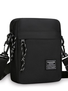 2024 New Men's Bag Shoulder Crossbody Bag Nylon Cloth Small Square Bag Casual Sports Riding Travel Men's Mobile Phone Bag