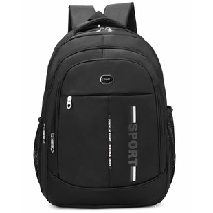 Foreign Trade New Oxford Cloth Backpack Men's and Women's Business Backpack Outdoor Junior Senior high school Student Travel Schoolbag
