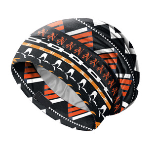 Amazon European and American women's pullover hat African printed nightcap double-layer satin inner layer adjustable elastic hair care cap