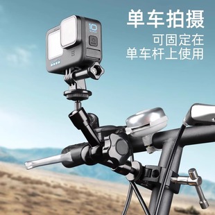 Multifunctional car mobile phone car camera bracket sports camera car seat headrest fixed mobile phone holder universal