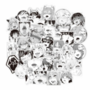 400 sexy beauty stickers cute cartoon character stickers mobile phone computer helmet waterproof easy to tear anime