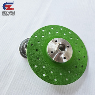 Diamond Brazed Mill Slice 115mm Brazed Stone Slice Angle Grinder Saw Blade Removable Flange