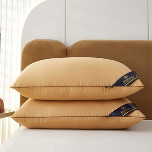 Skin-friendly Feather Velvet Sleeping Pillow Water Washable Machine Washable Pillow Core Hotel Pillow Home Three-dimensional Edge Wrapping Soft High-low Pillow