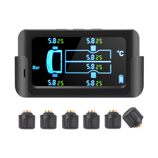 Монитор давления в шинах грузовика 6-колесный TPMS RV Мониторинг давления в шинах Пикап Микрогрузовик Легкий грузовик Мониторинг давления в шинах Внешний
