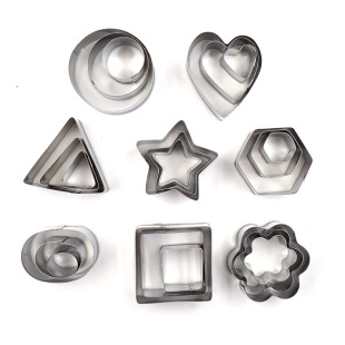 Stainless steel biscuit mold cake mold all kinds of cartoon characters Christmas modeling manufacturers can do modeling
